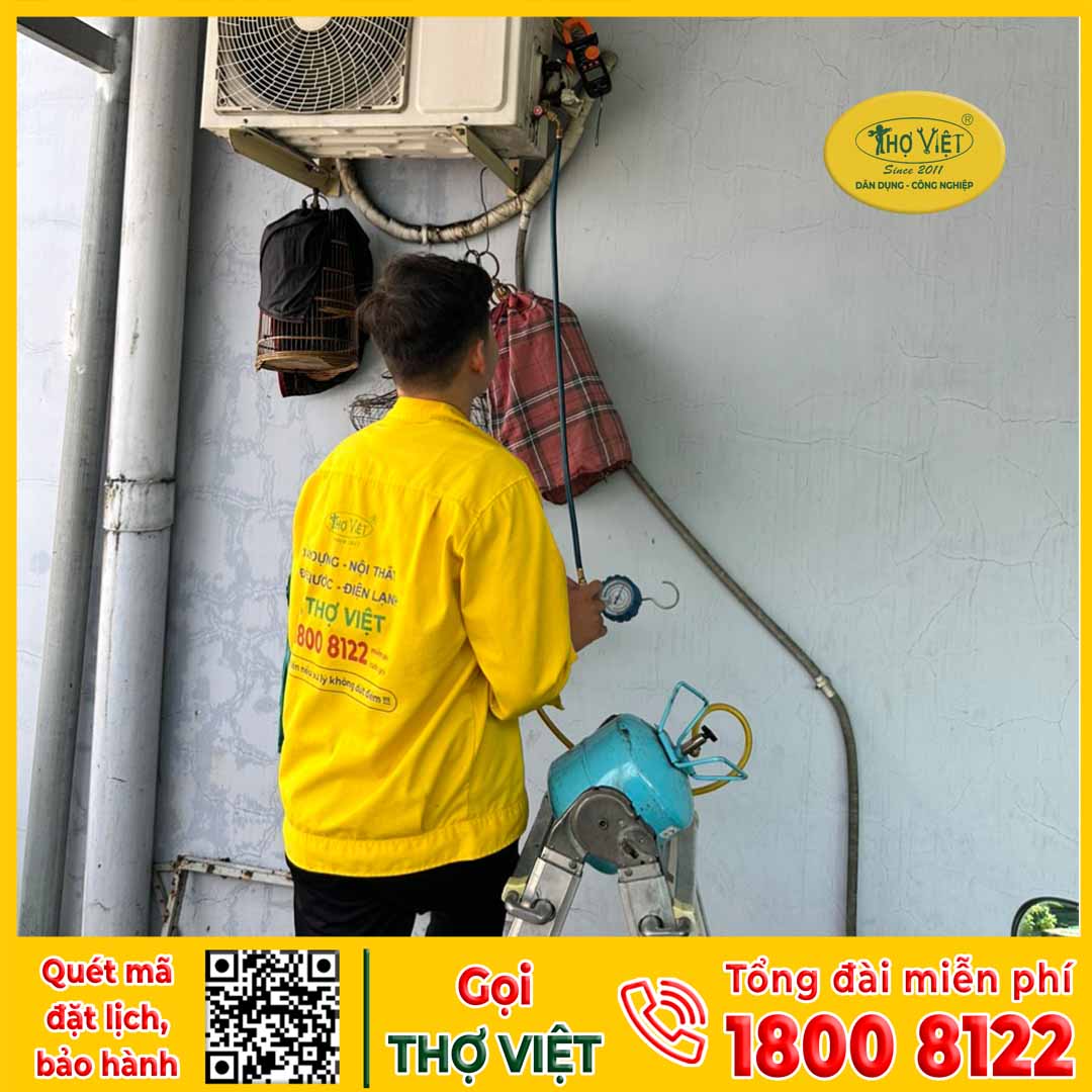 Dịch vụ bơm ga máy lạnh quận 6