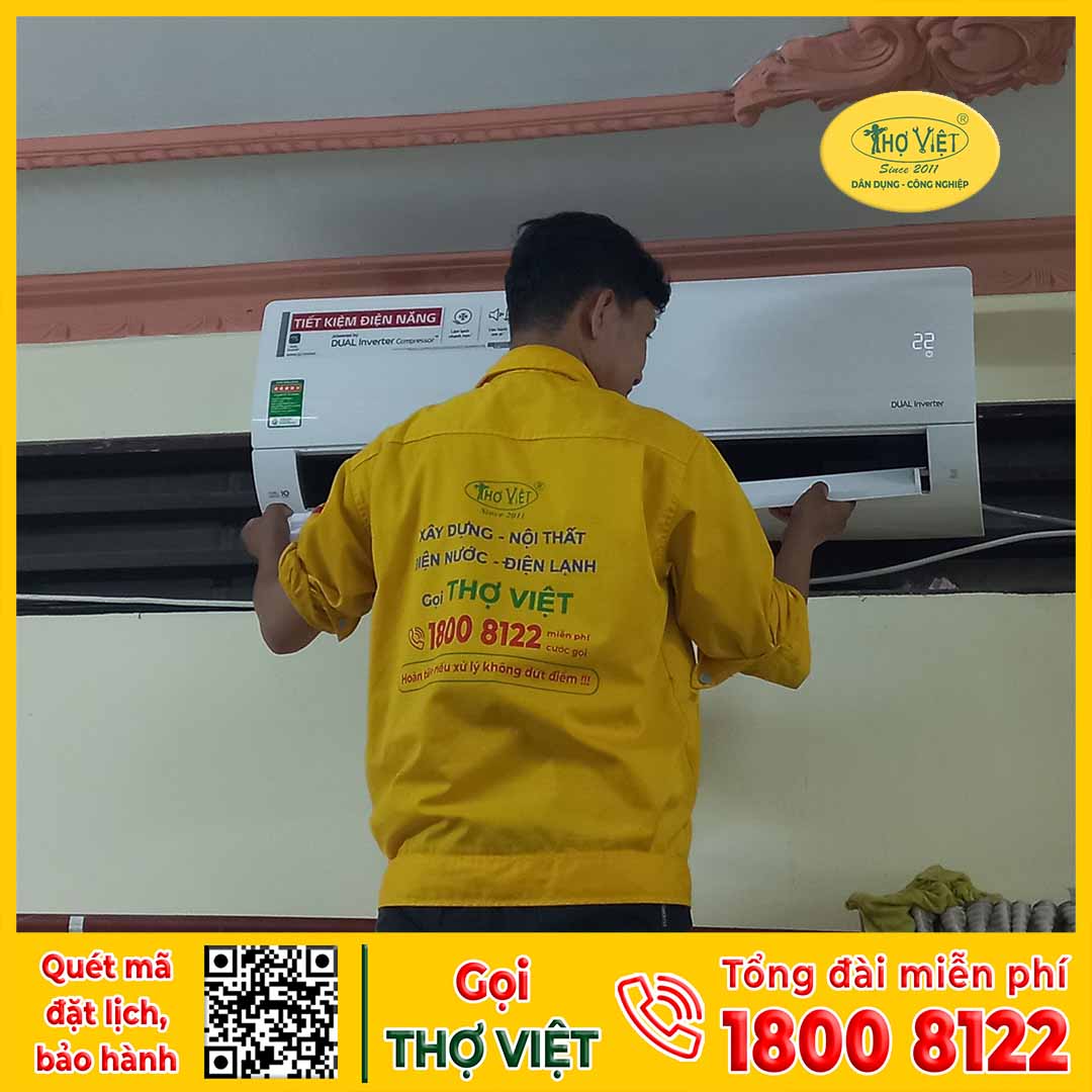 Dịch vụ tháo lắp máy lạnh tại Quận 6 uy tín, chuyên nghiệp