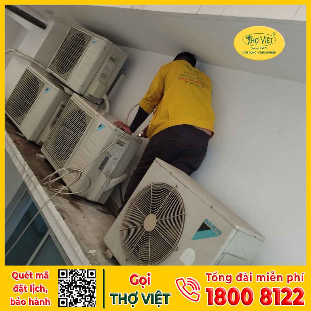 Hạng mục dịch vụ tháo lắp máy lạnh Quận 7 bao gồm