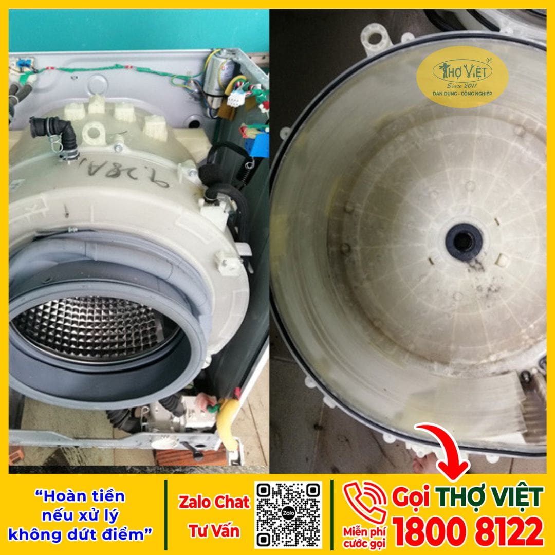 quy trình sửa máy giặt quận phú nhuận