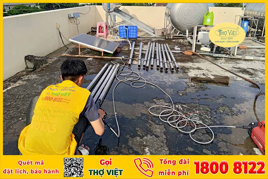 Dịch vụ sửa máy nước nóng năng lượng mặt trời tại Dĩ An giá mềm