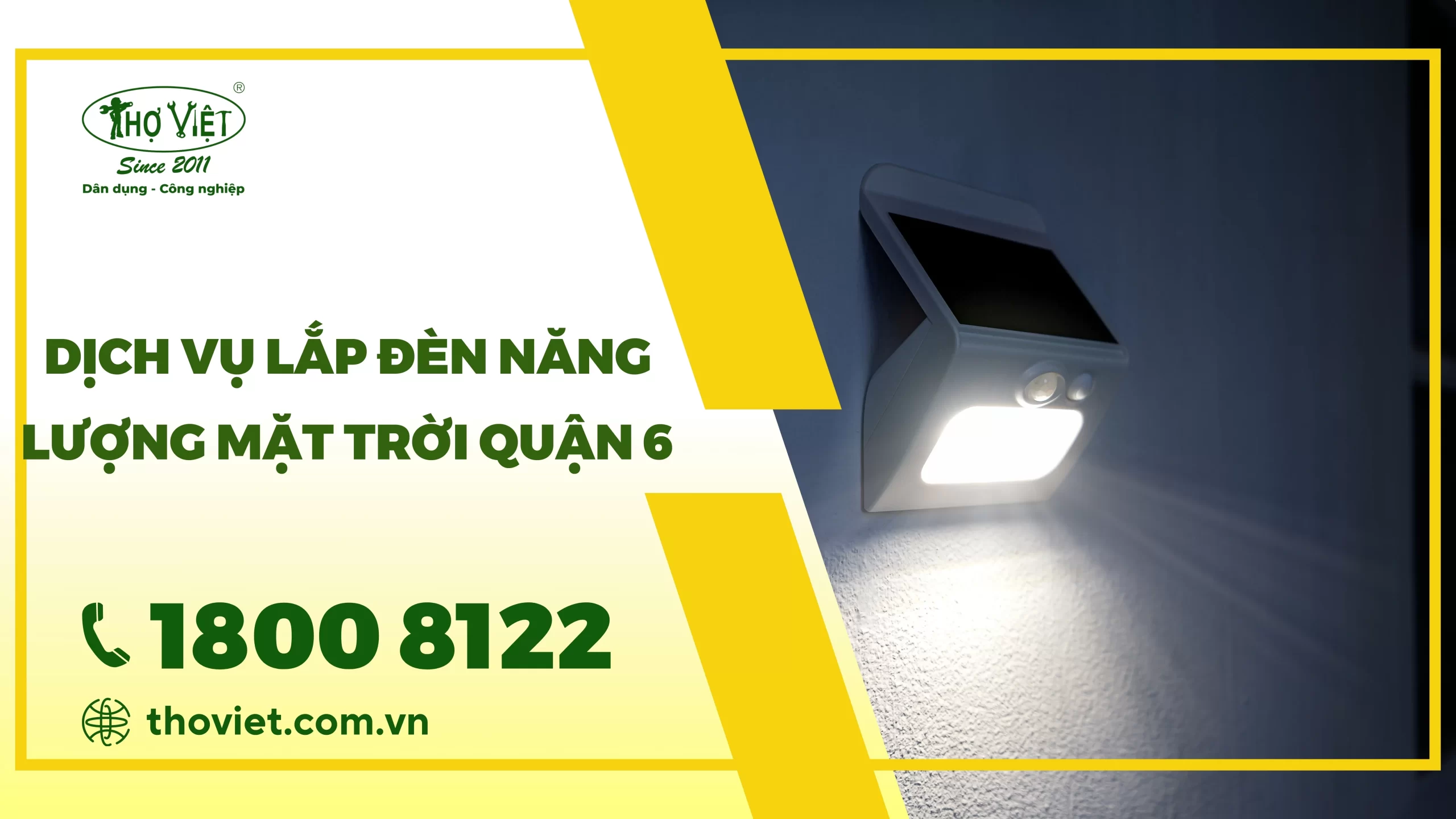 Dịch vụ lắp đèn năng lượng mặt trời quận 6