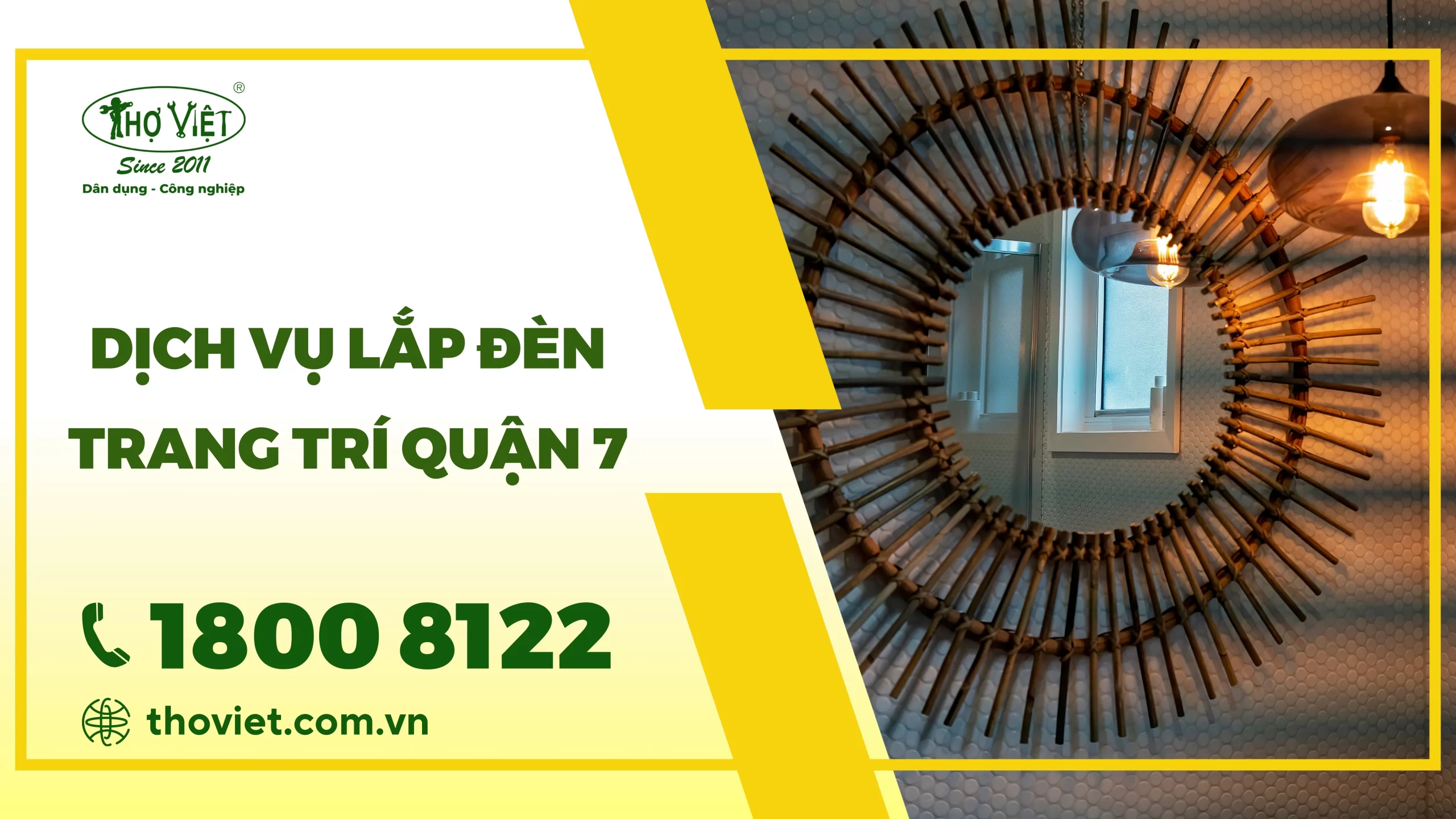 Dịch vụ lắp đèn trang trí quận 7