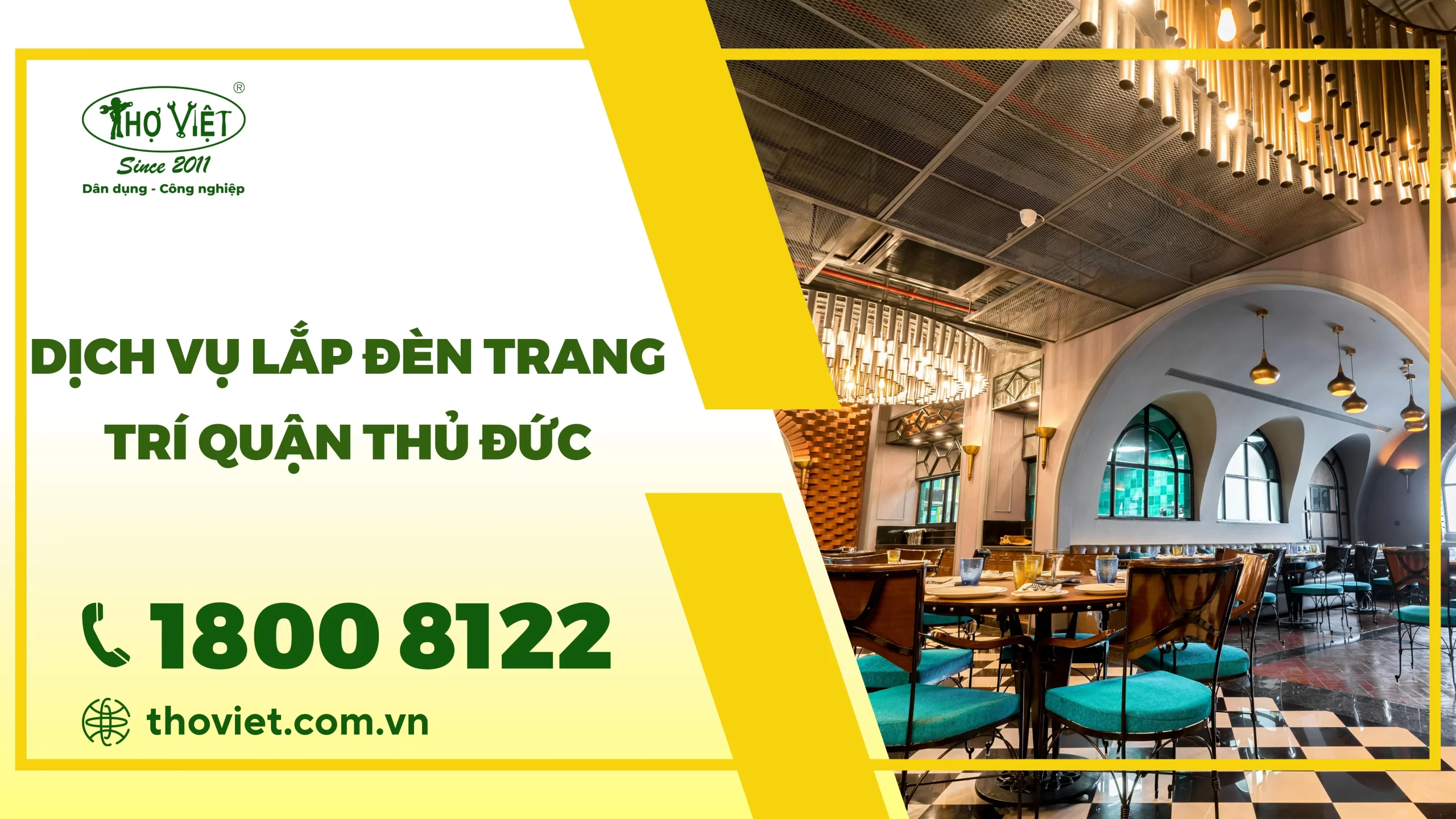 Dịch vụ lắp đèn trang trí quận Thủ Đức