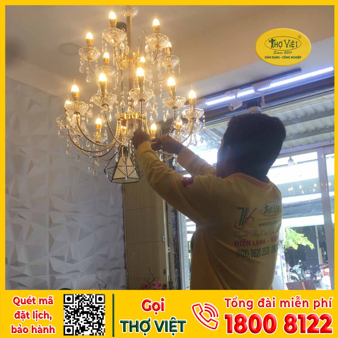 Dịch vụ lắp đèn trang trí quận 11