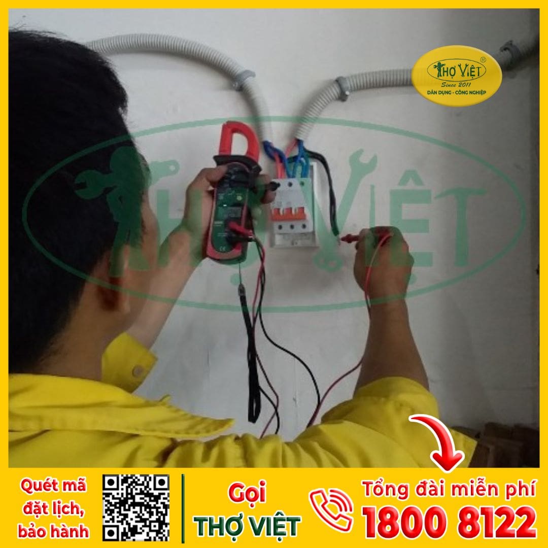 Dò dây điện âm tường bị chập