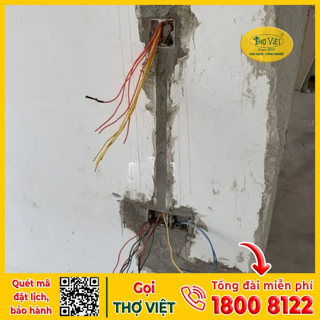 Dò rò rỉ điện ít đập phá tường