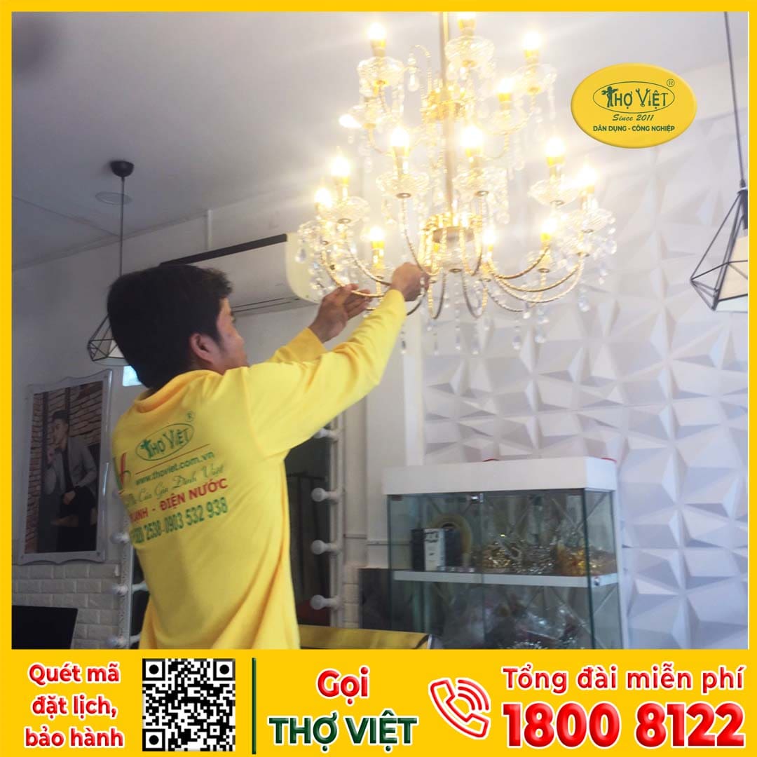 Hạng mục lắp đèn trang trí 