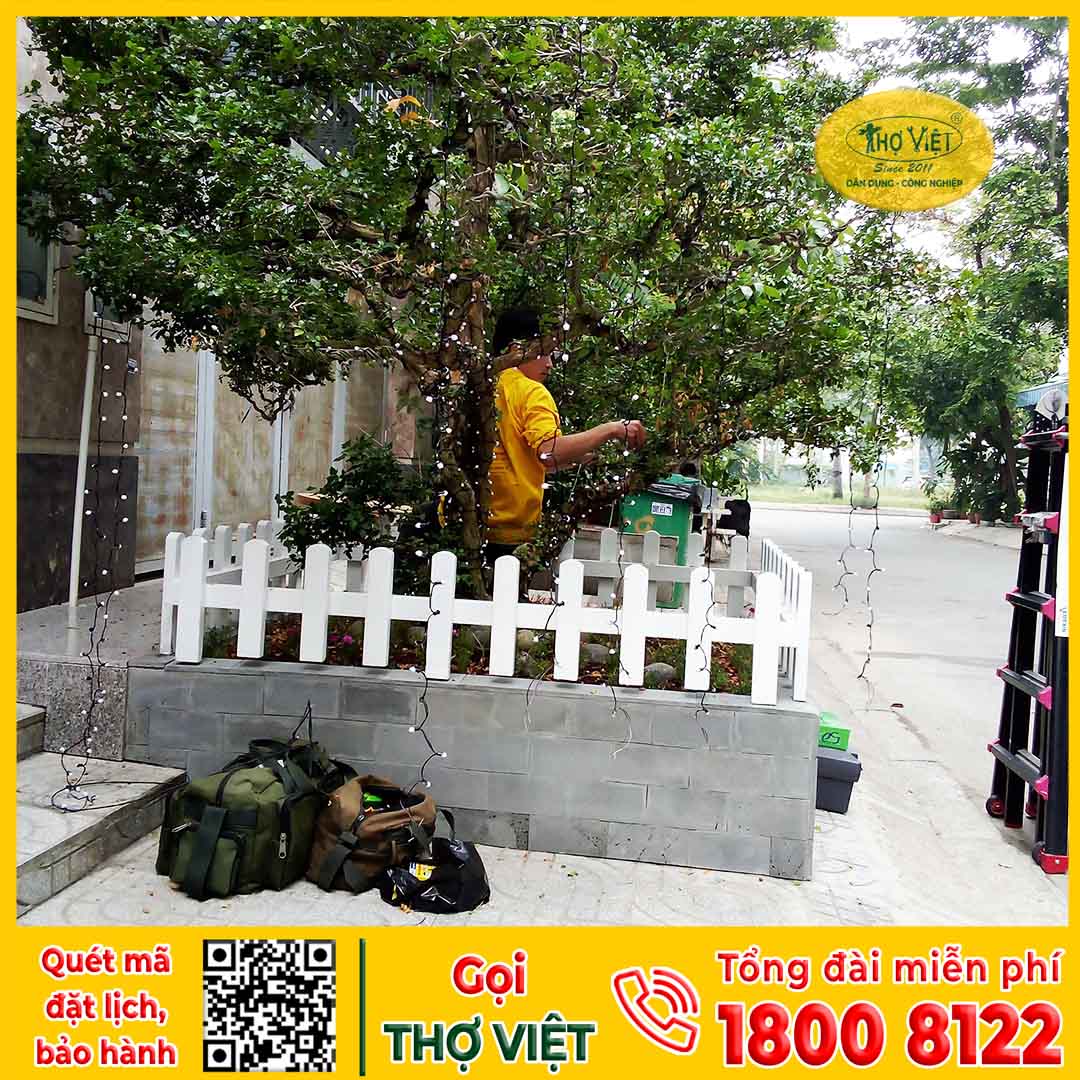 Hạng mục lắp đèn trang trí Thợ Việt