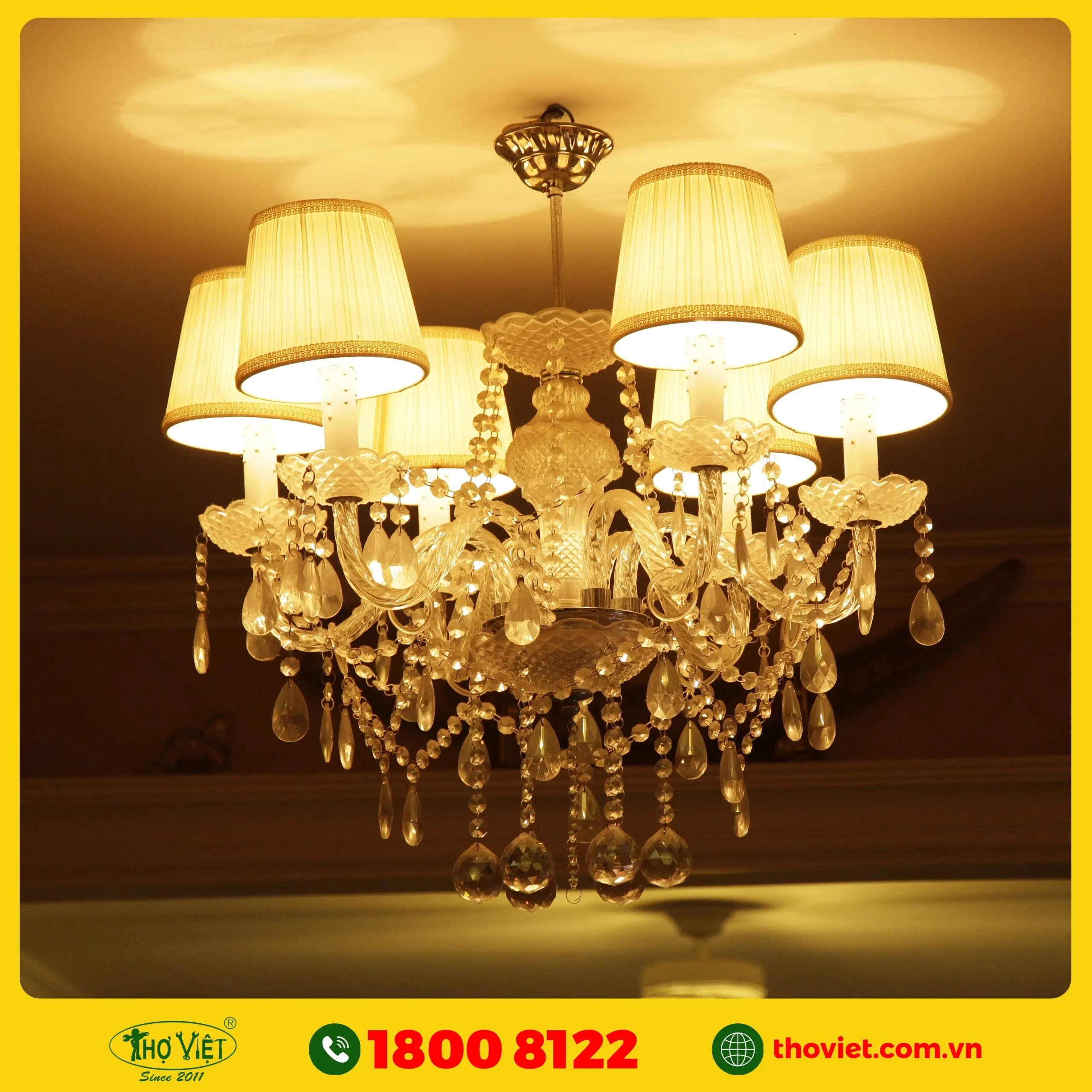 lắp đèn trang trí