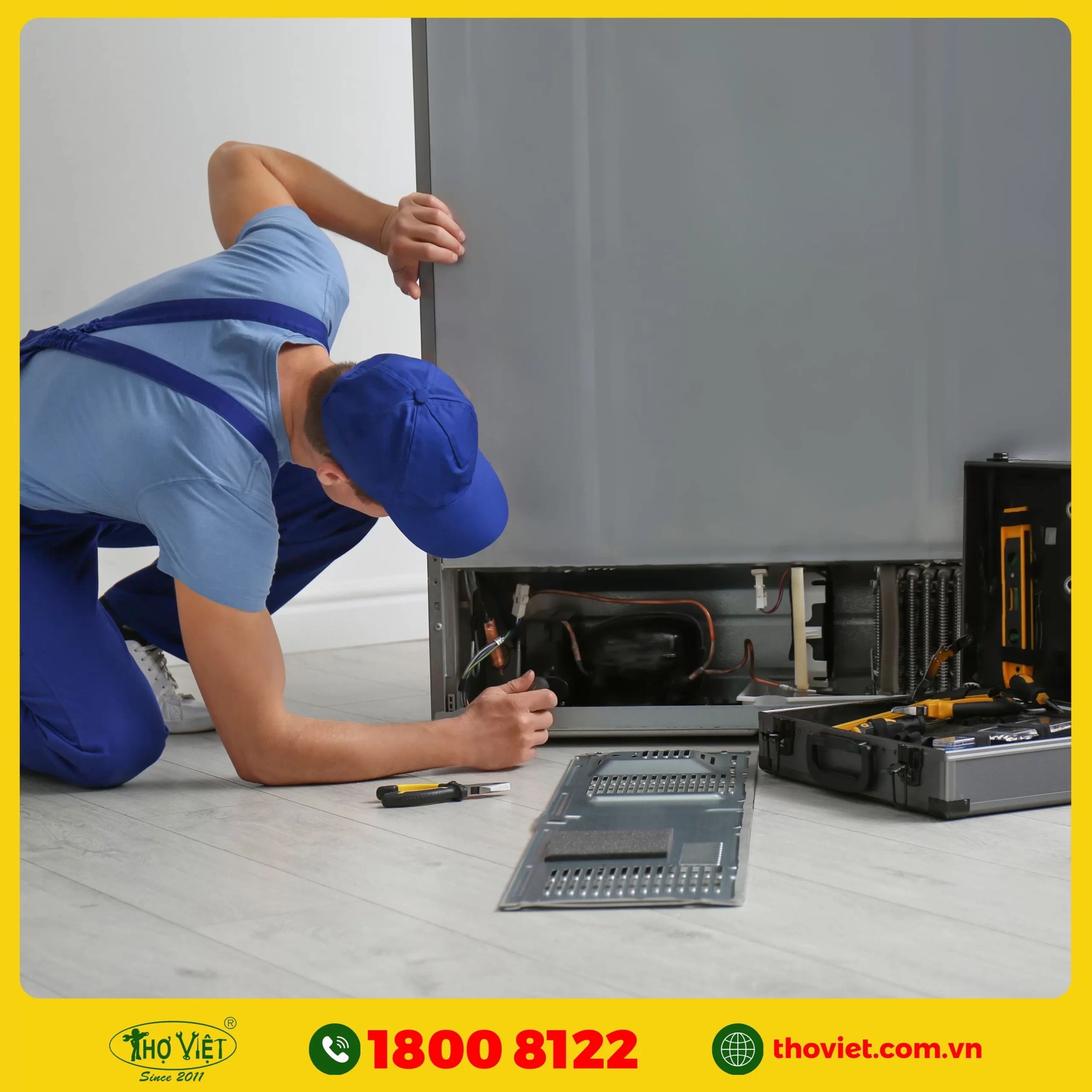 quy trình sửa tủ lạnh quận 8