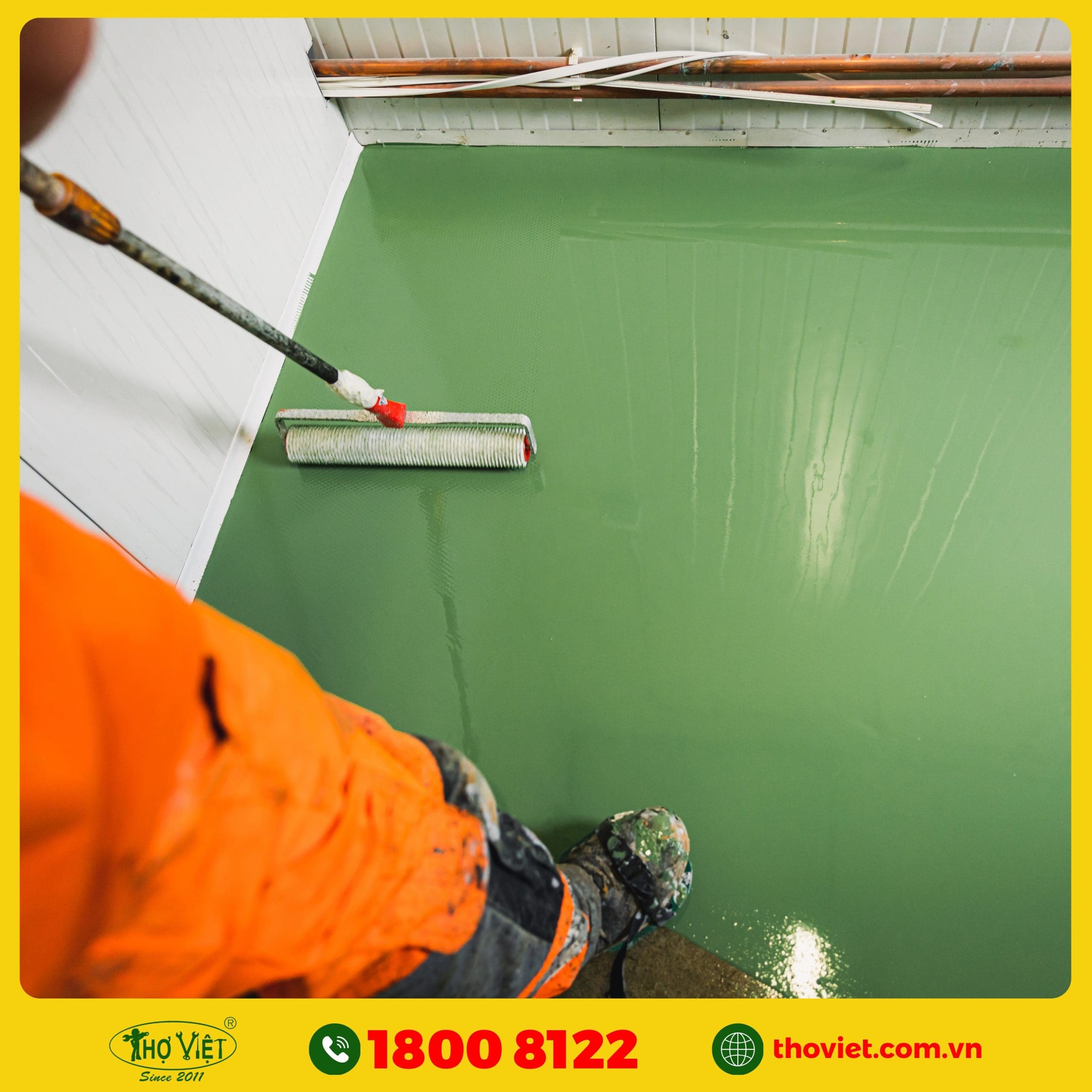 Các hạng mục vệ sinh sàn Epoxy