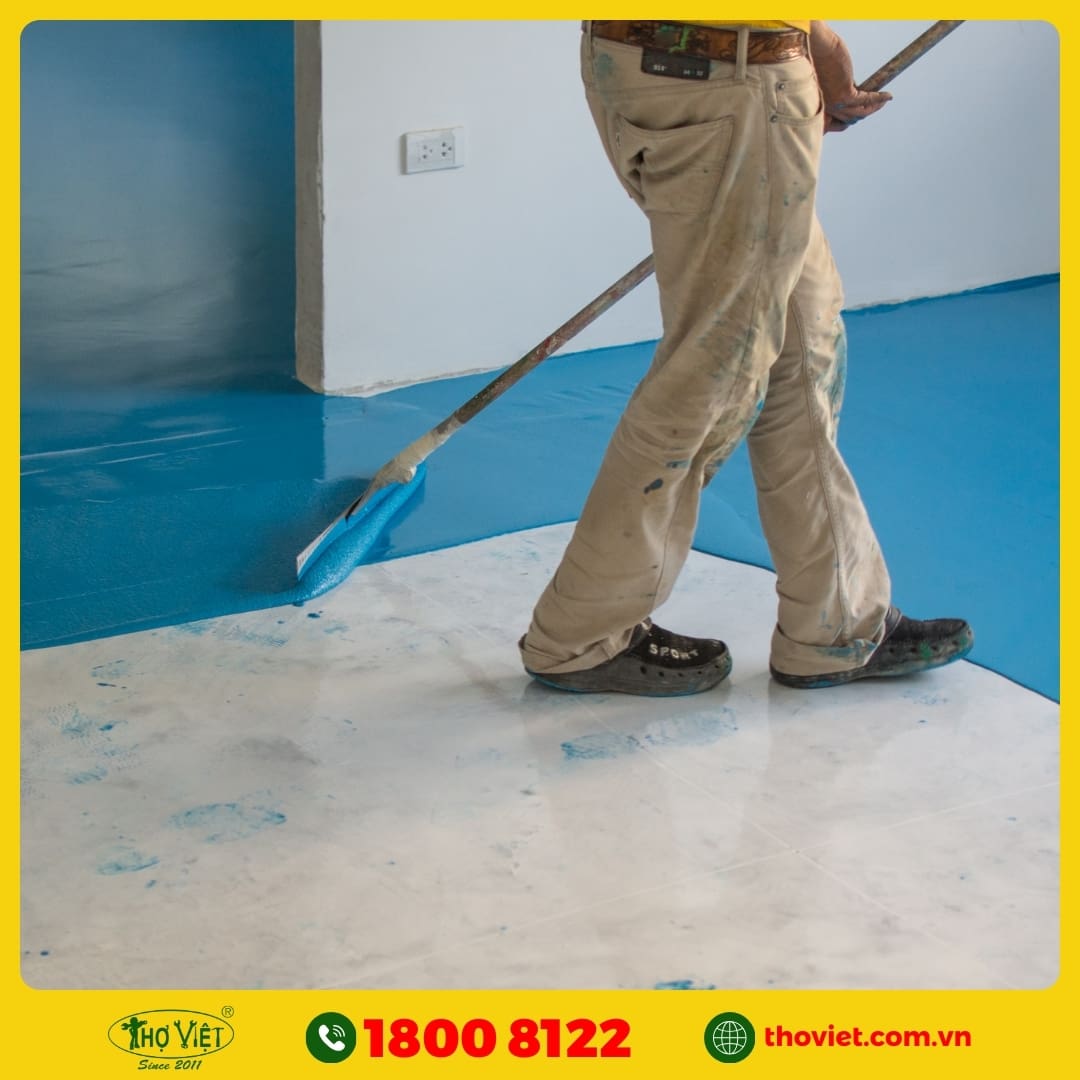 Dịch vụ thi công sơn sàn Epoxy tại quận 2 của Thợ Việt