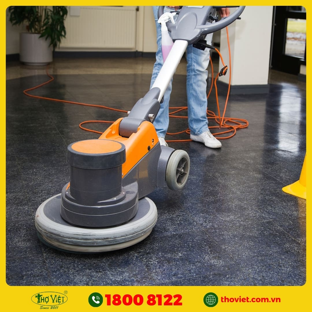 Dịch vụ vệ sinh sàn Epoxy tại quận 3 của Thợ Việt