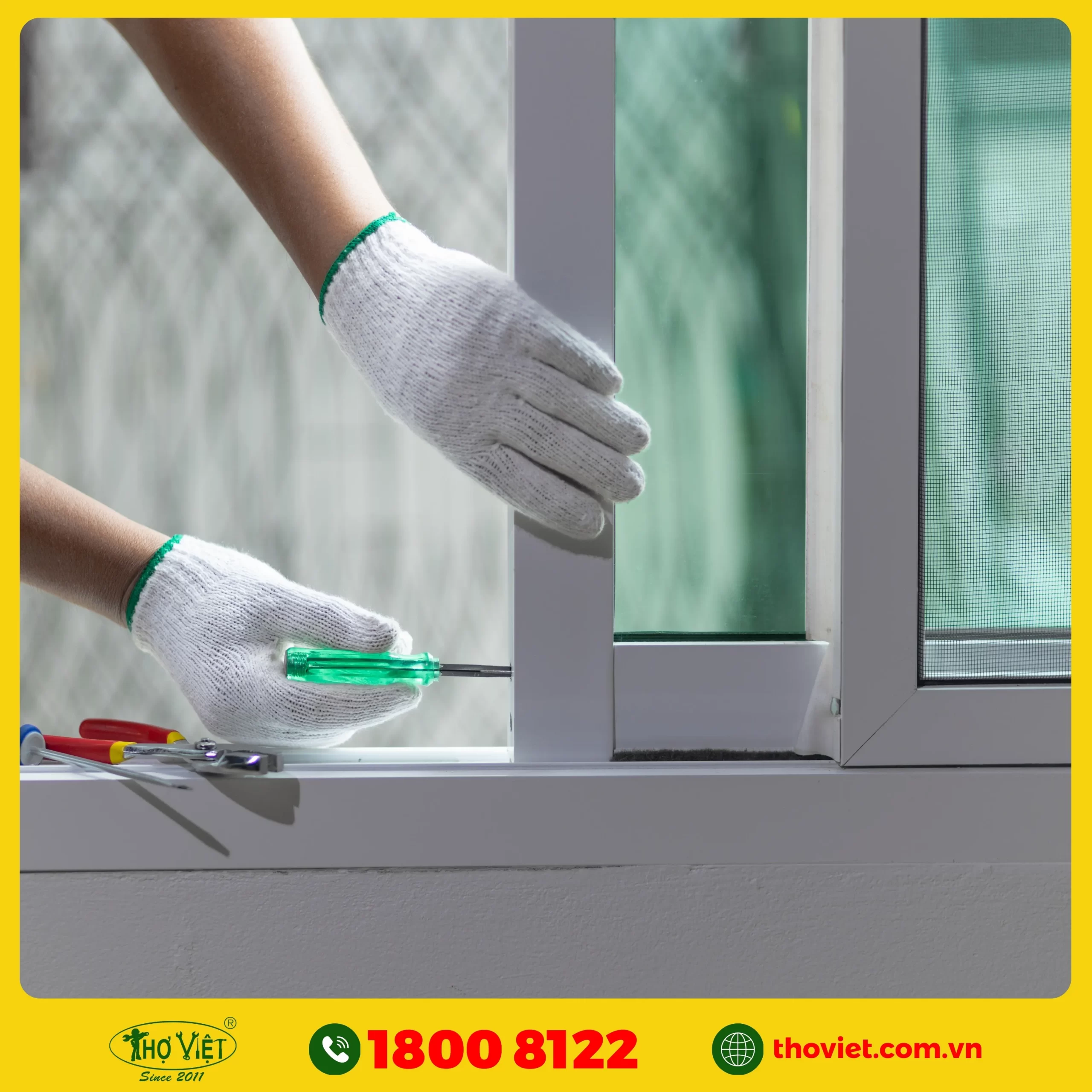 dịch vụ sửa cửa kính