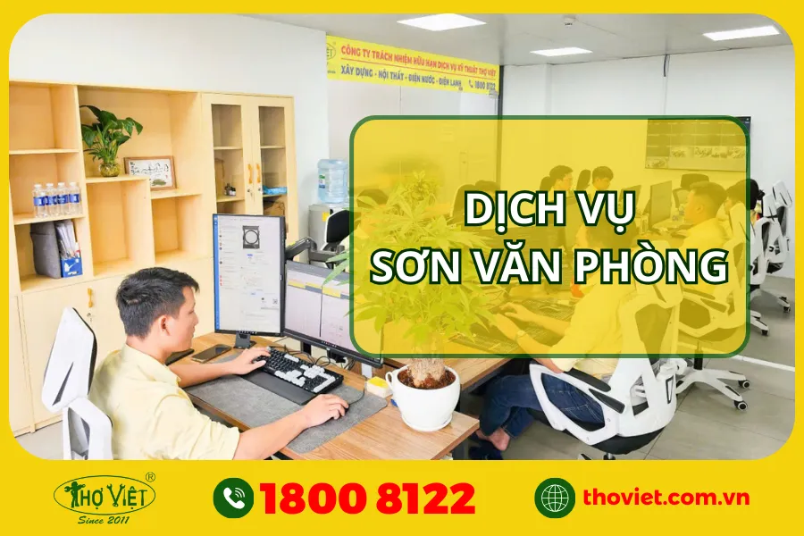 Thợ sơn văn phòng tại TP.HCM, Đồng Nai, Bình Dương & Long An