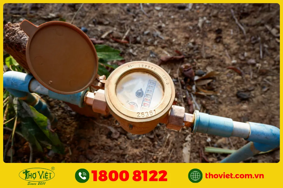kiểm tra đồng hồ nước để biết xem có bị rò rỉ không