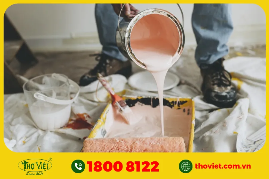 Tính toán số lượng sơn cần thi công