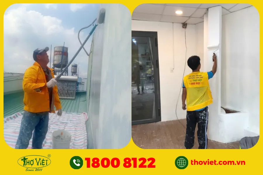 Đơn vị sơn phòng trọ trọn gói giá rẻ - uy tín