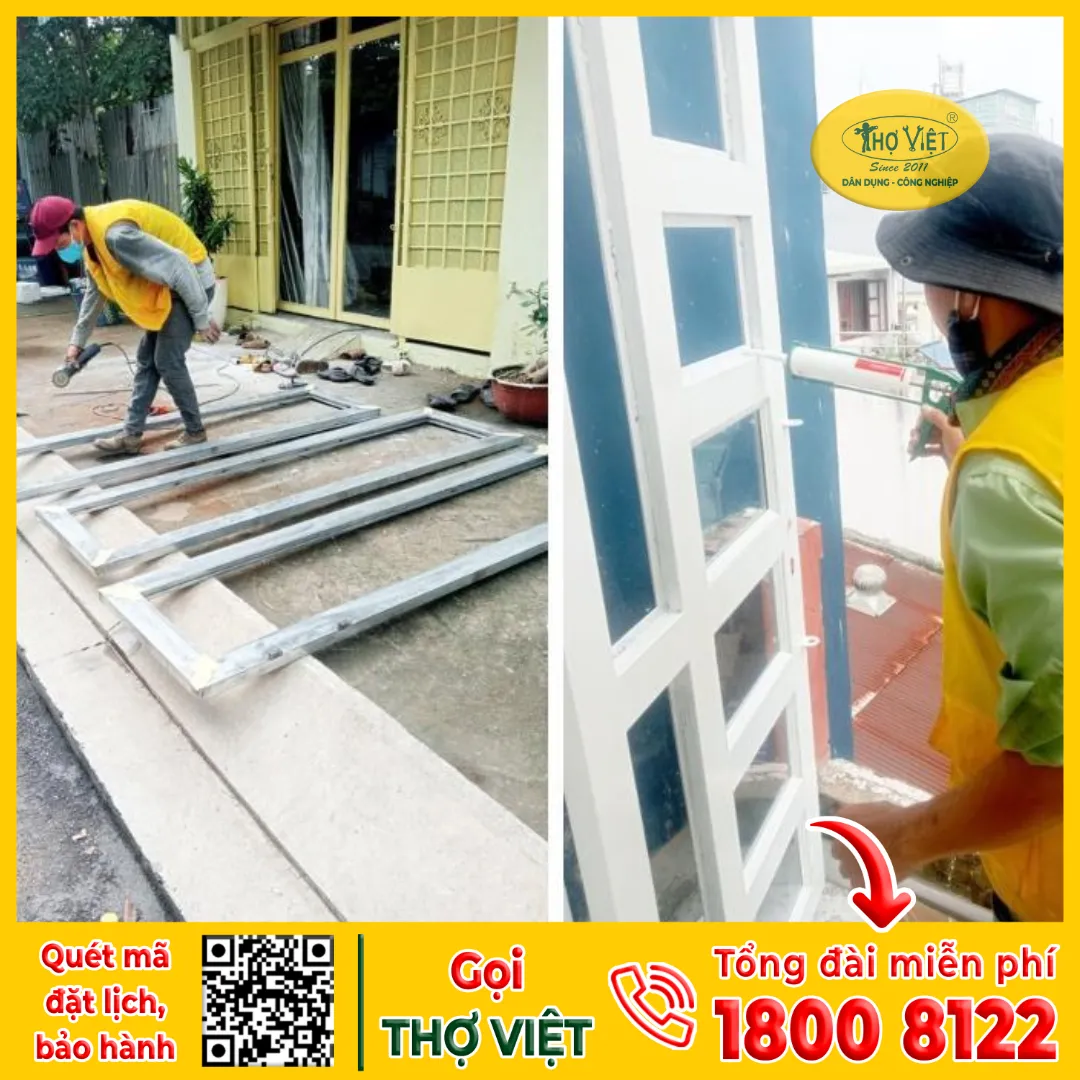 Lý do nên chọn dịch vụ sửa cửa kính quận 2 của Thợ Việt