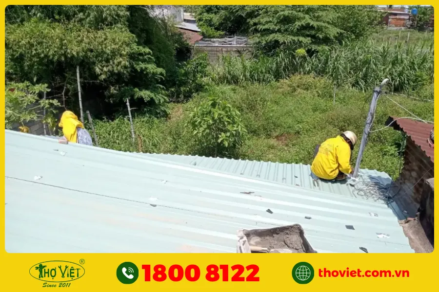 Quy trình làm việc của thợ sửa nhà quận Tân Bình (Thợ Việt)