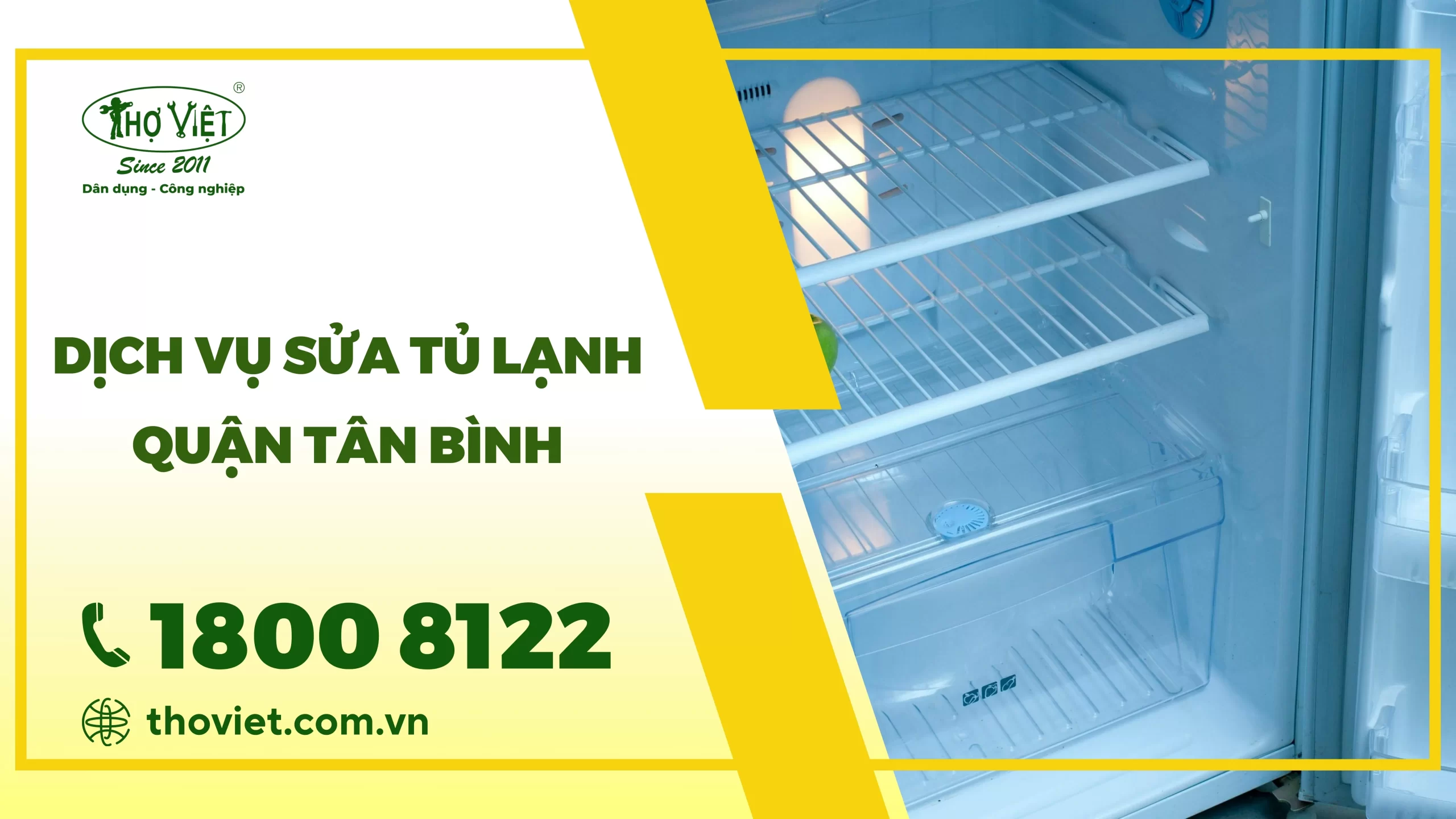 Dịch vụ sửa tủ lạnh quận Tân Bình