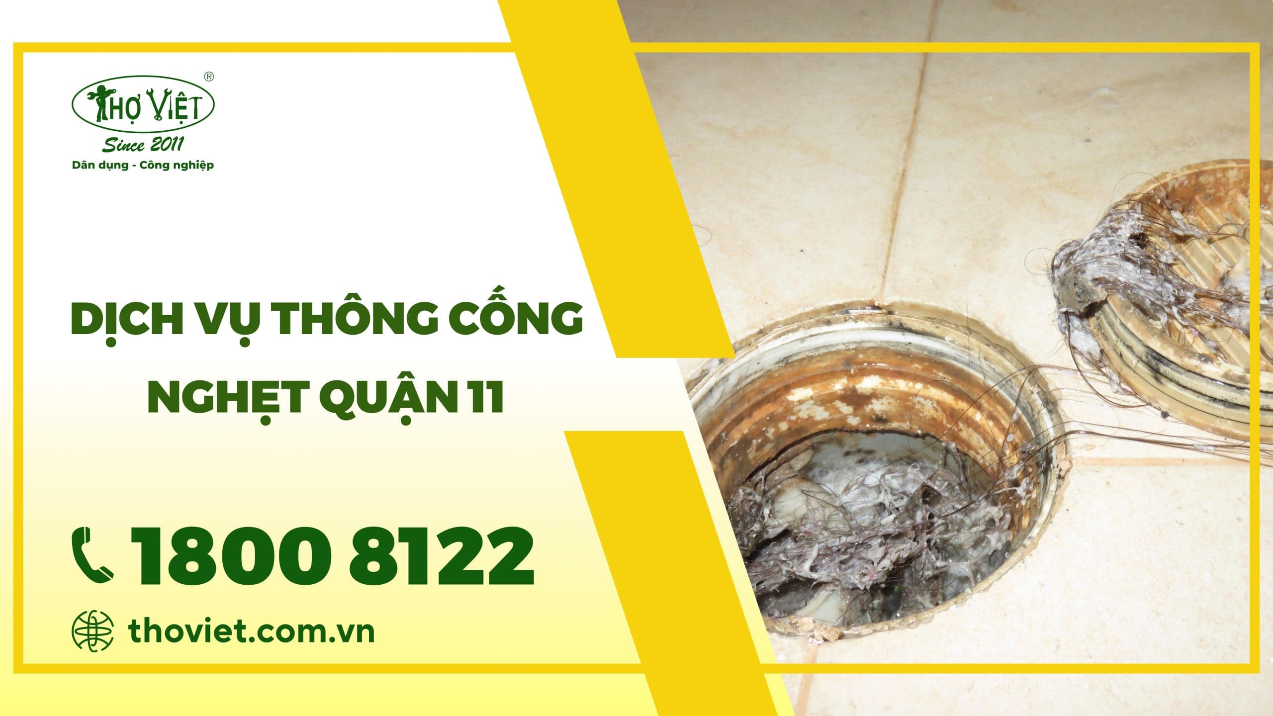 thông cống nghẹt quận 11