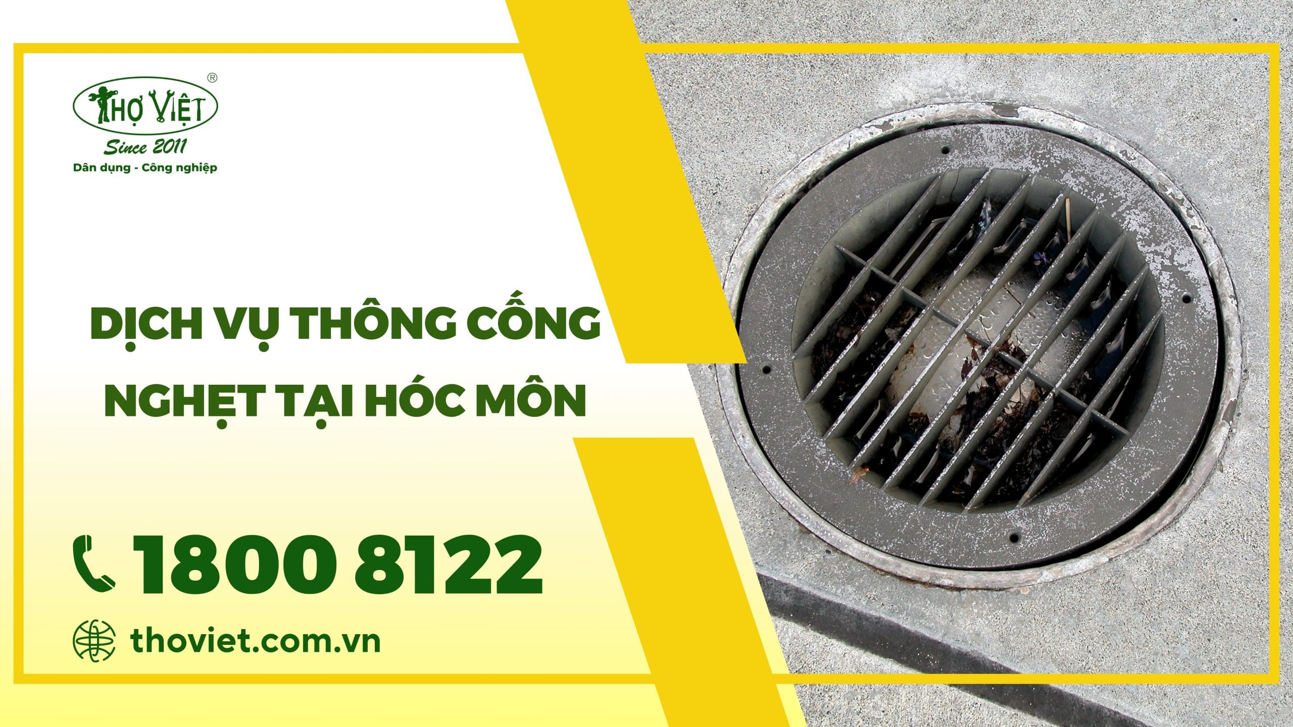 thông cống nghẹt huyện hóc môn