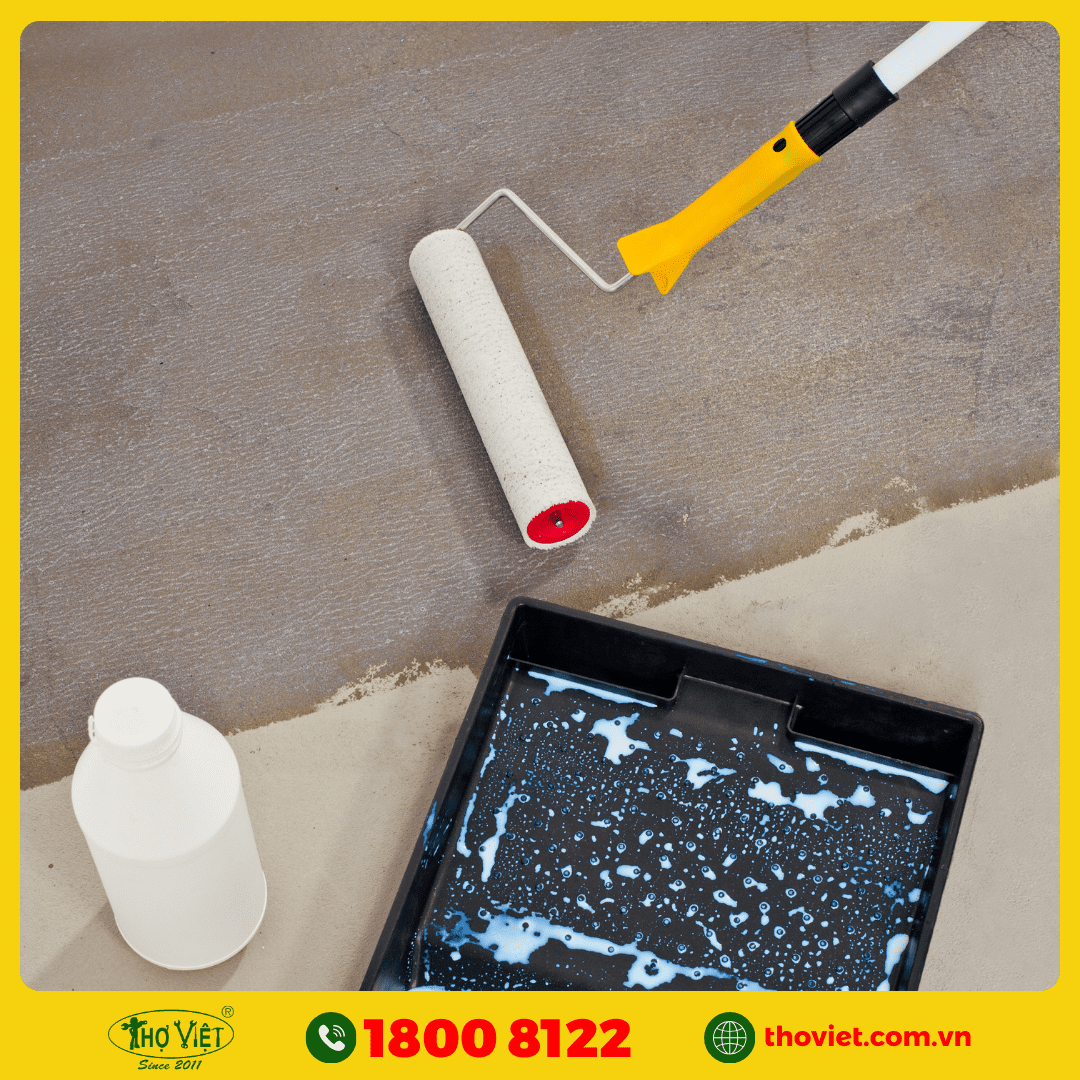 Những lưu ý khi sơn chống thấm nền nhà