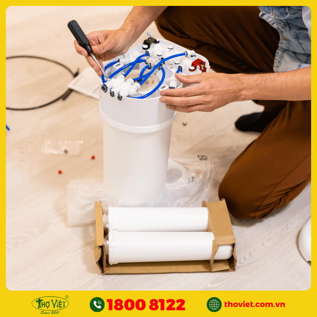 Quy trình lắp đặt máy lọc nước
