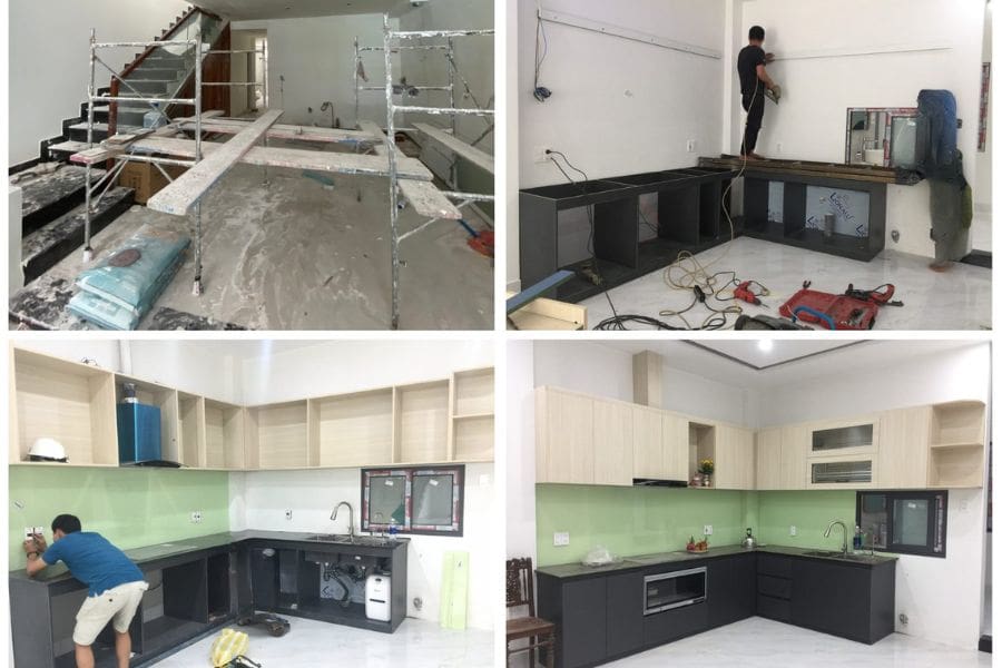 Các hạng mục cải tạo nhà bếp