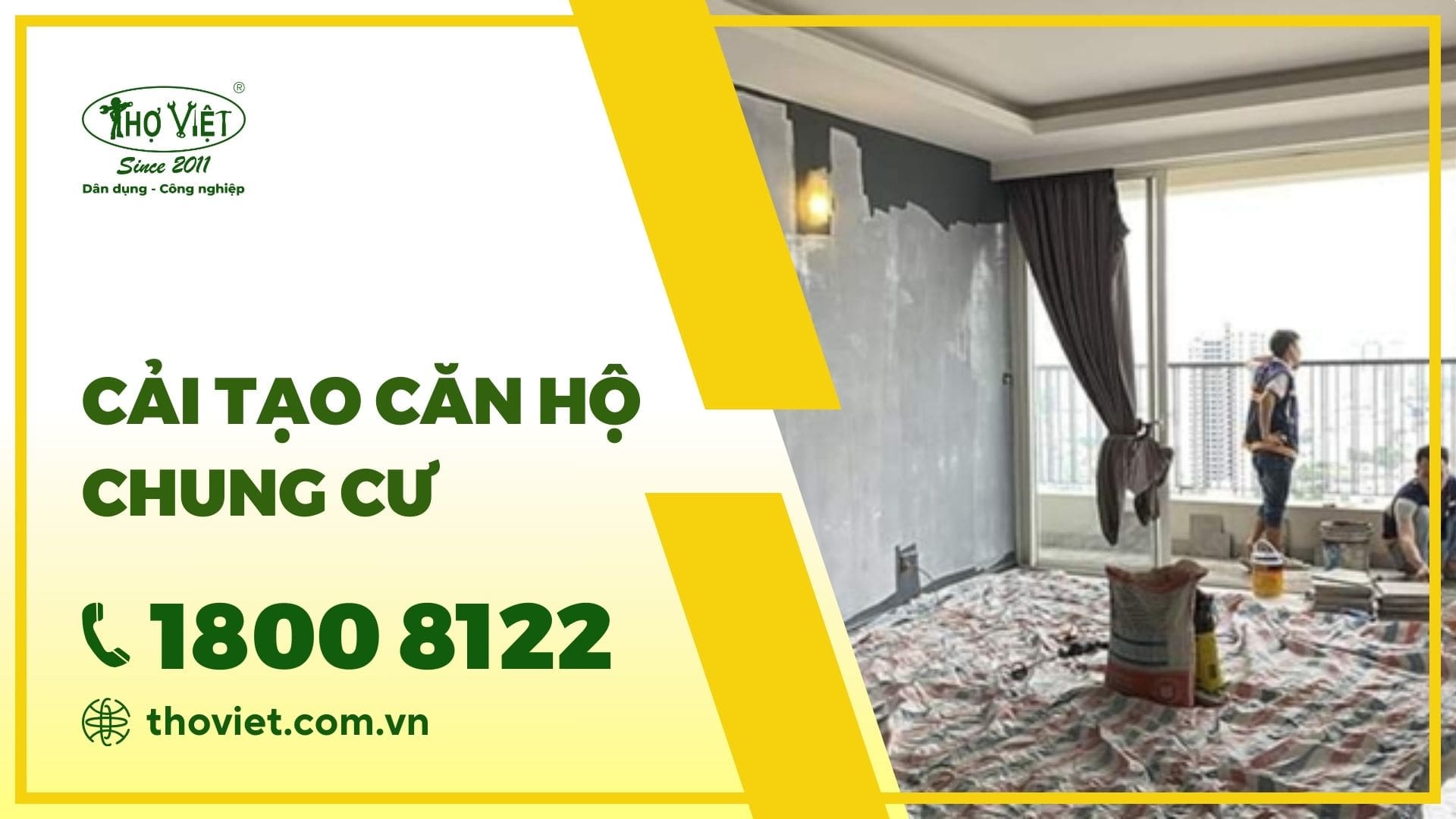 Cải tạo căn hộ chung cư cũ