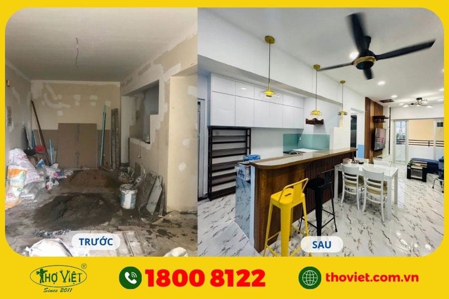 cải tạo nhà bếp