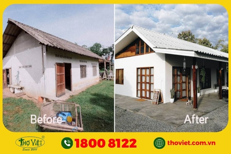 cải tạo nhà cấp 4 cũ