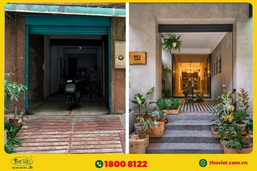 Cải tạo mặt tiền nhà phố