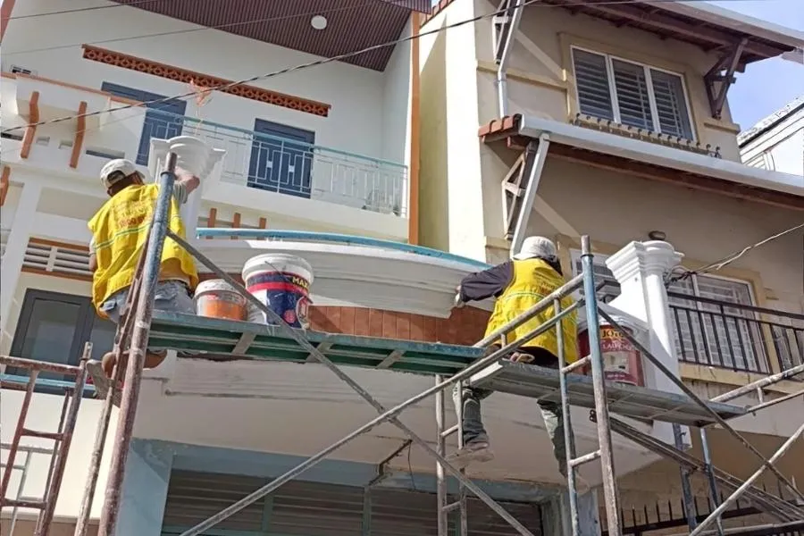 Cải tạo nhà phố - Sơn ngoại thất phường Gia Định