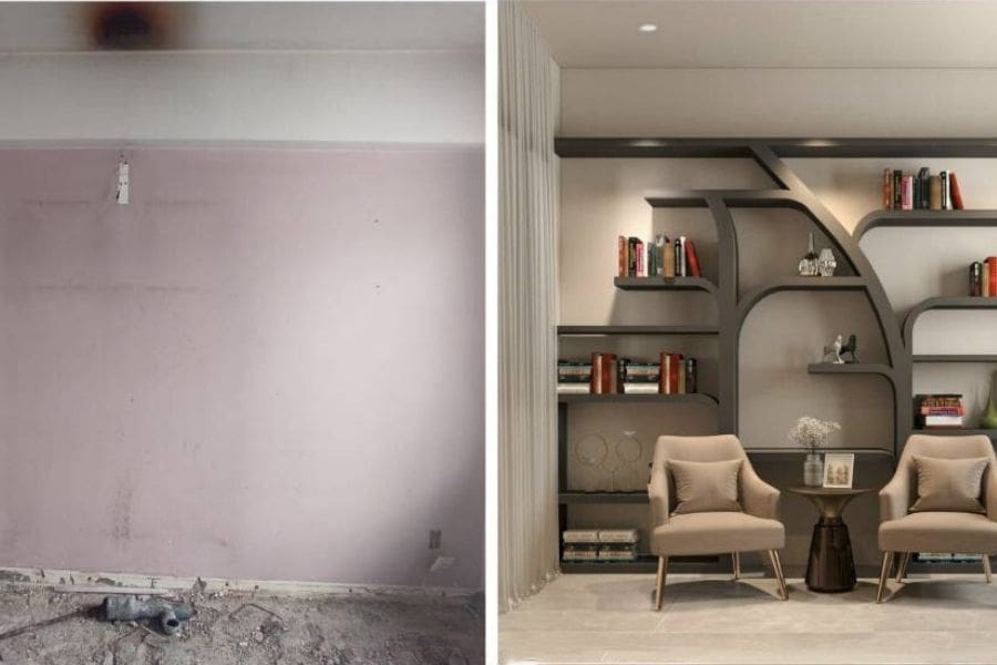 Cải tạo phòng đọc sách gian 2 quận 3