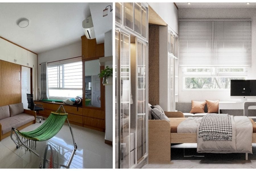 Cải tạo phòng ngủ nhà cấp 4 Thủ Đức