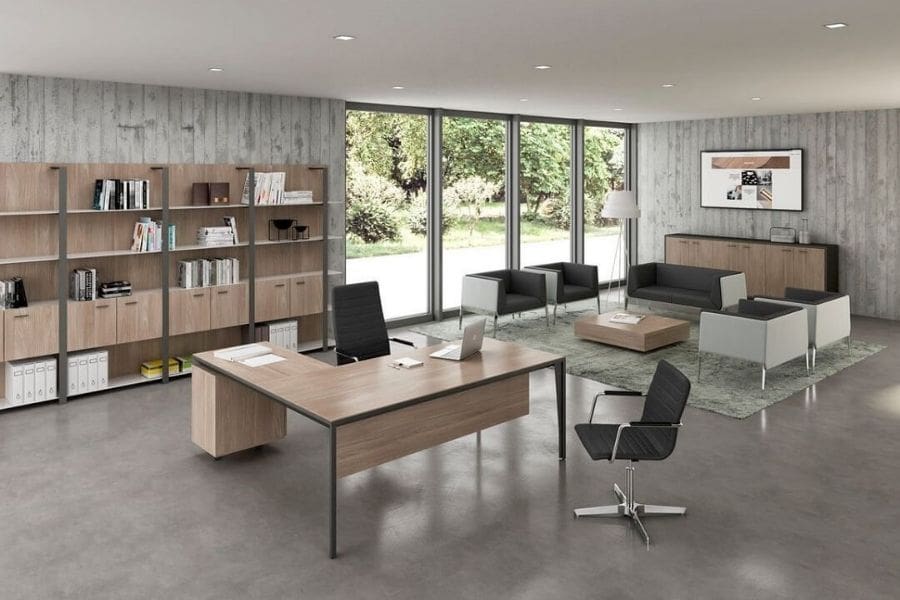 Cải tạo văn phòng phong cách tối giản