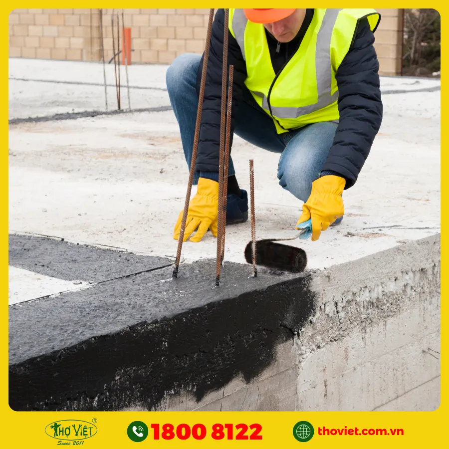 Những lưu ý khi thi công chống thấm nhà vệ sinh bằng nhựa đường