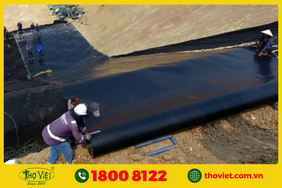 Màng chống thấm HDPE hoặc PVC