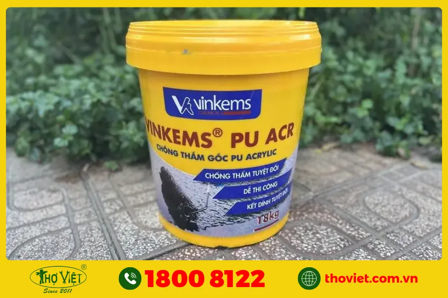 Sơn chống thấm gốc polyurethane hoặc acrylic