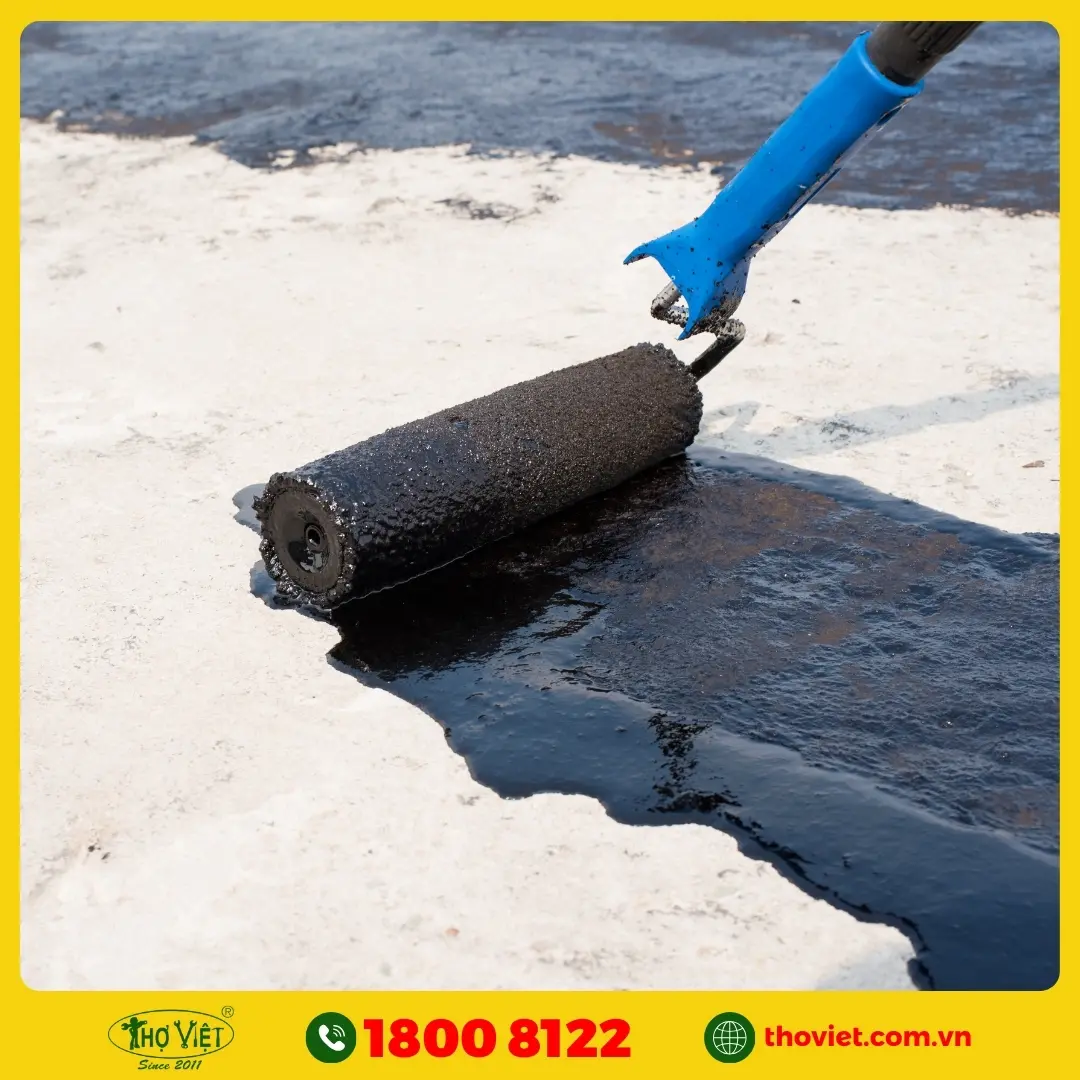 Quy trình chống thấm nhà vệ sinh bằng nhựa đường