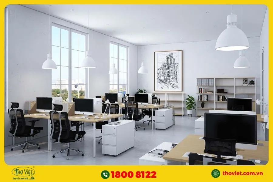 Quy trình cải tạo văn phòng chuyên nghiệp tại Thợ Việt