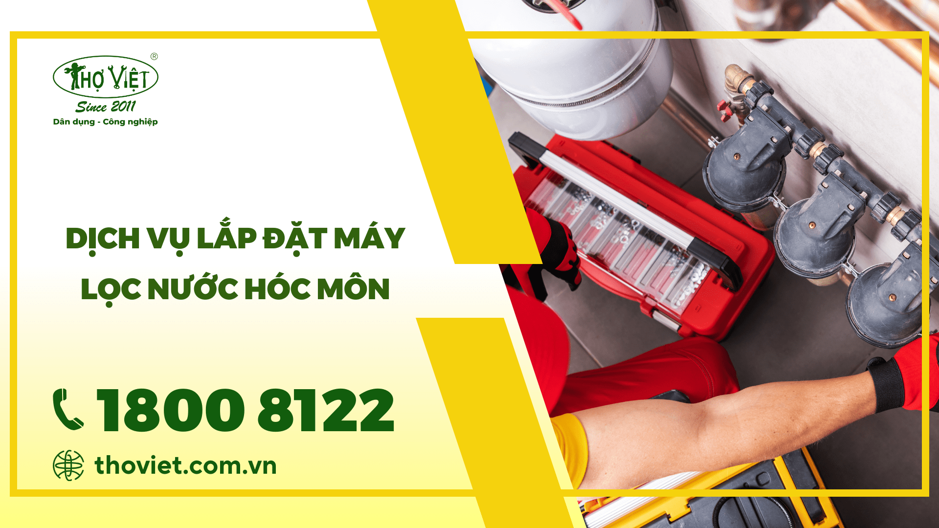 dịch vụ lắp đặt máy lọc nước Hóc Môn