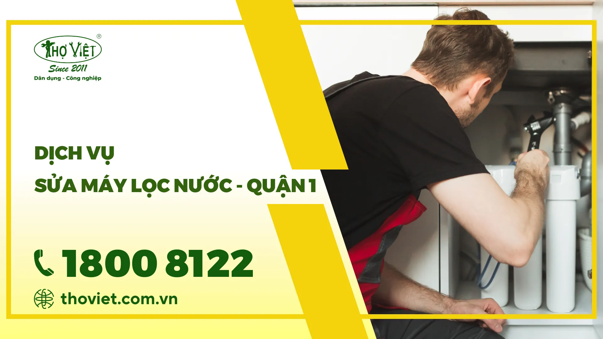 Thợ sửa máy lọc nước quận 1 - GỌI NGAY 1800 8122