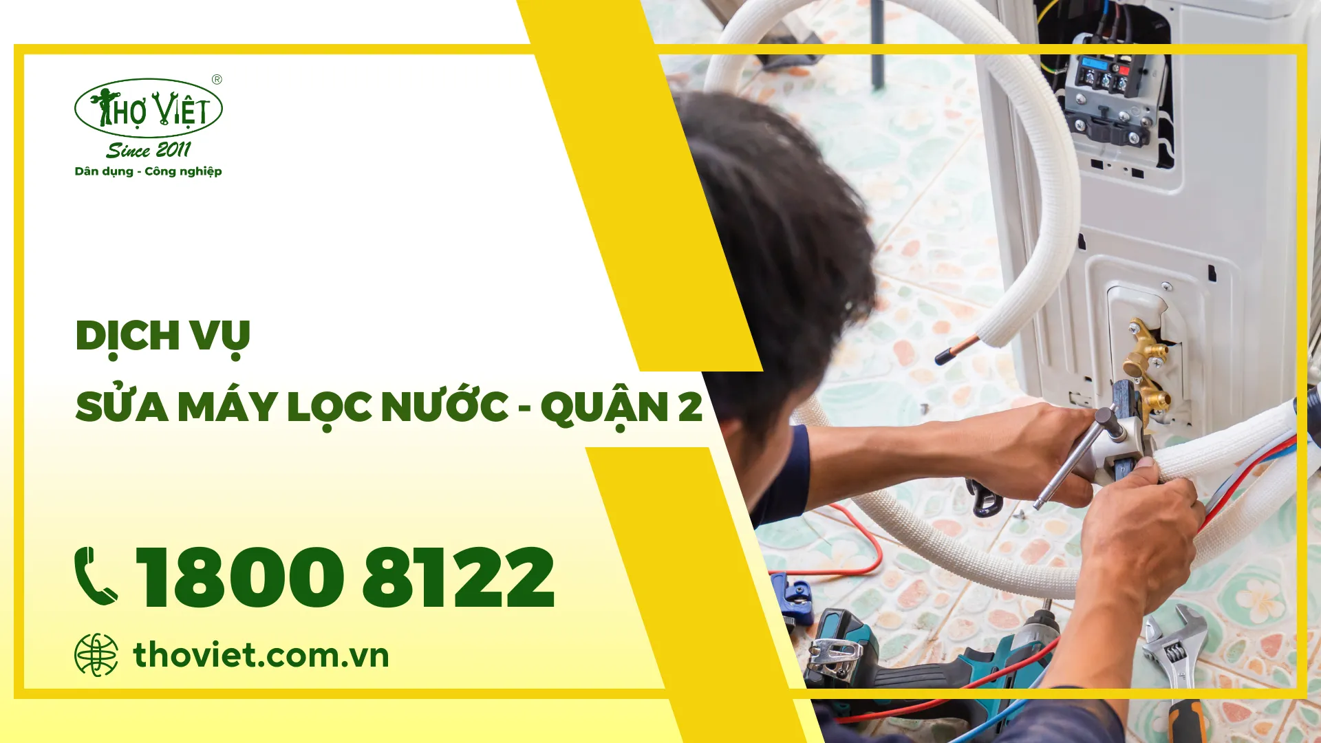 Thợ sửa máy lọc nước quận 2 - GỌI NGAY 1800 8122
