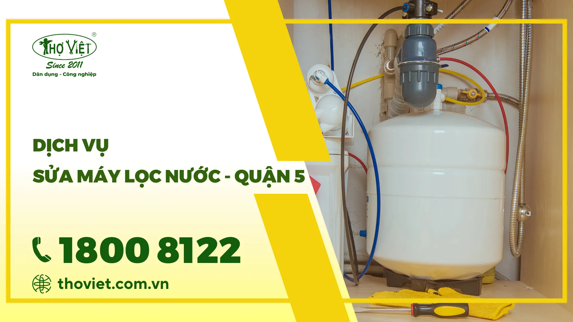 Thợ sửa máy lọc nước quận 5 - GỌI NGAY 1800 8122