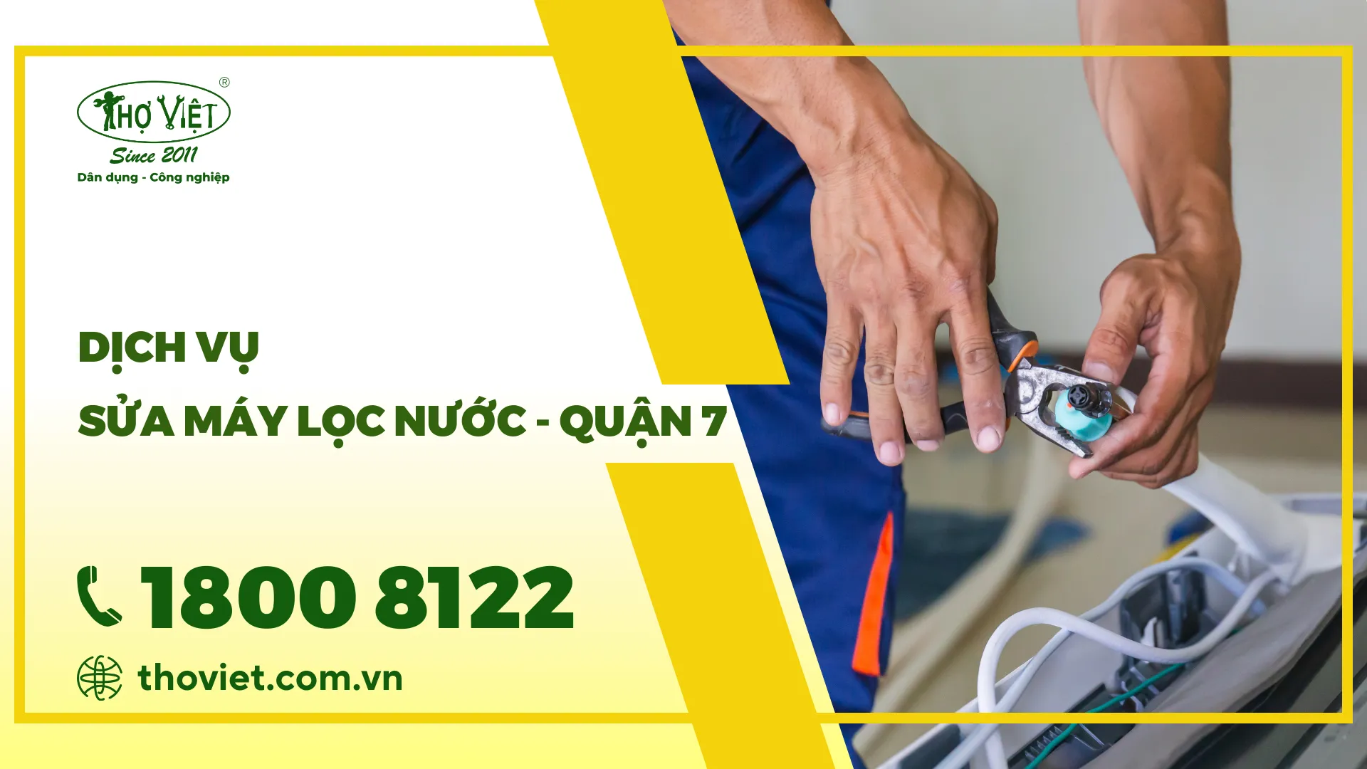 Thợ sửa máy lọc nước quận 7 - GỌI NGAY 1800 8122