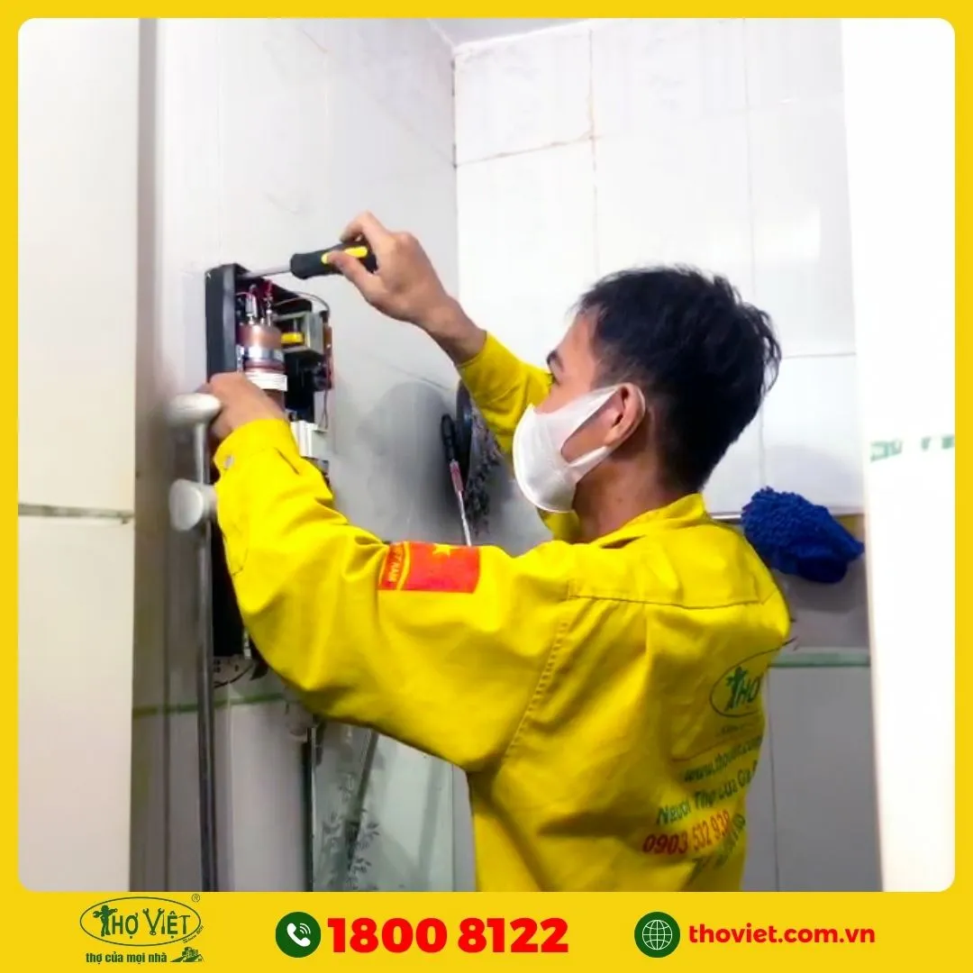 Dịch vụ sửa máy nước nóng quận Tân Bình tại Thợ Việt